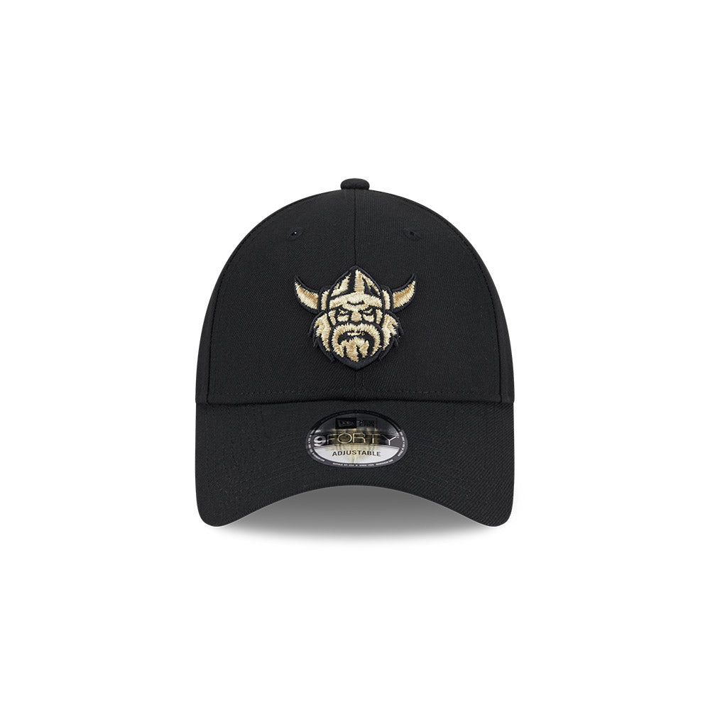 Canberra Raiders Hat - NRL 2025 Black Gold 9forty Snapback Cap - New Era